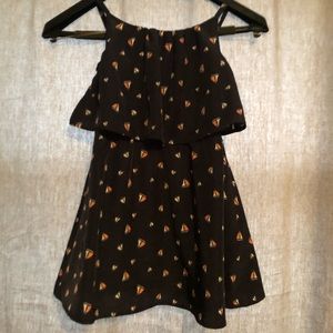 Girls navy blue dress